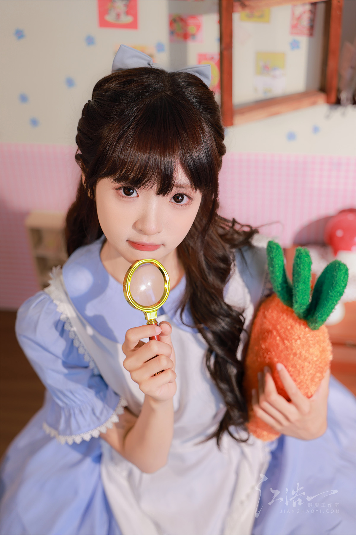 蓝裙少女｜把童话里的可爱搬进现实(图1)